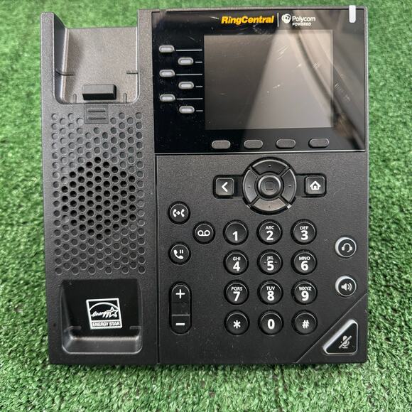 Polycom VVX 350 6-Line IP Desk Phone - Black - Picture 2 of 7